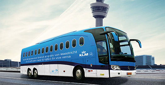 klm bus naar schiphol